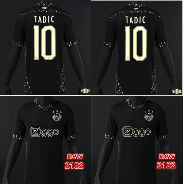 

men's t-shirts 2021-2022 ajaxes shirt cruyff klaassen blind haller tadic promes neres huntelaar antony men 2021-22 quality, White;black