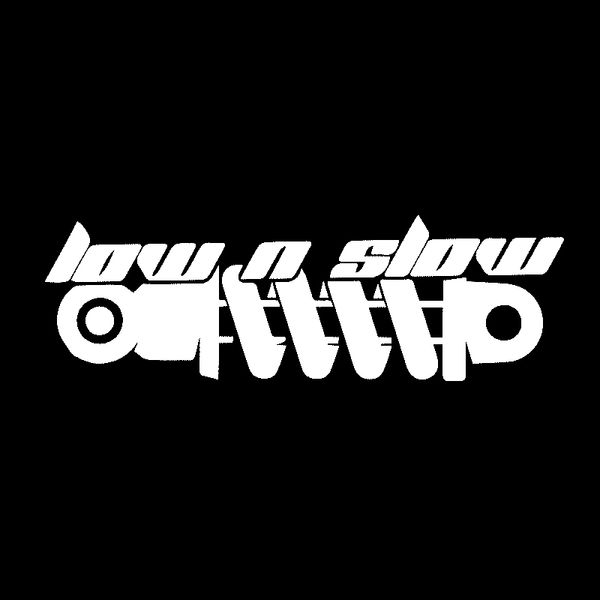 

15.5cm*4.9cm funny low n slow car sticker vinyl and window decals for black