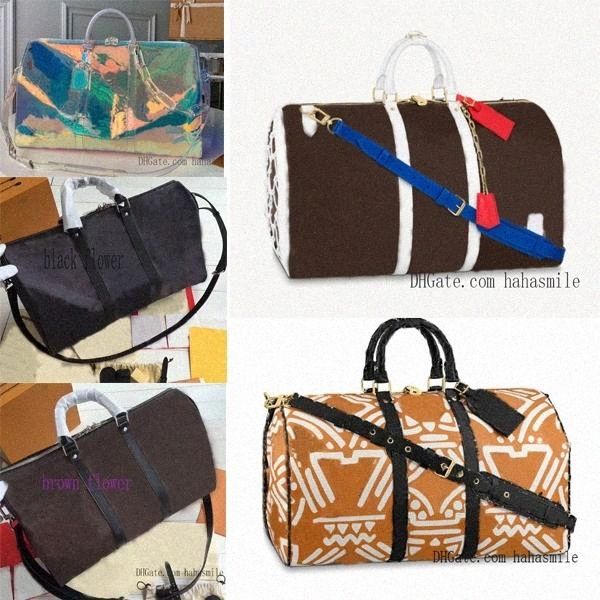 

duffel mens designer travel clutch on luggage bag men basketball totes keepall 55 50 pvc clear handbag duffle overnight bag 489f#