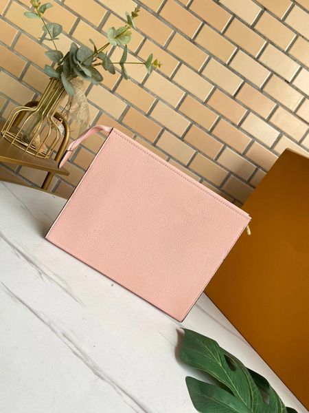 

wholesale summer by the pool 26 clutch bags women small genuine leather giant logo handbags washbags m80504