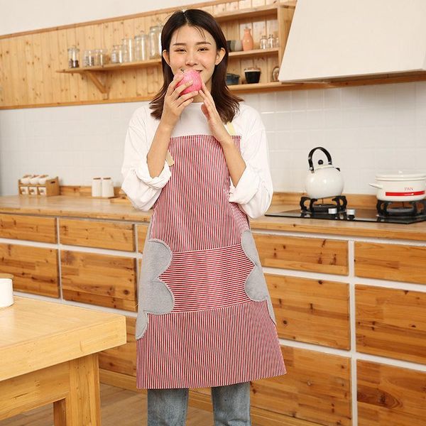 

aprons kitchen cleaning apron housewife erasable hand cooking waterproof couple maid korean cape limpieza hogar waitress overalls