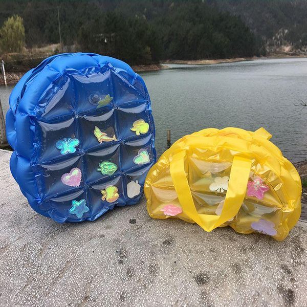 

gift wrap 10pcs/lot fashion novelty inflatable swimming bags waterproof shoulder bag outdoor beach backpack holiday party gifts