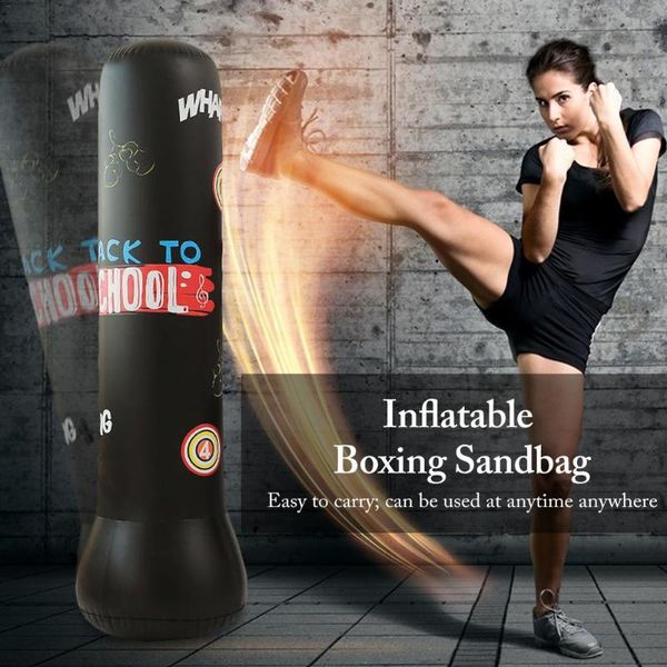 

sand bag 1.5m inflatable stress punching tower home fitness boxing training pressure relief bounce back sandbag thickened bags