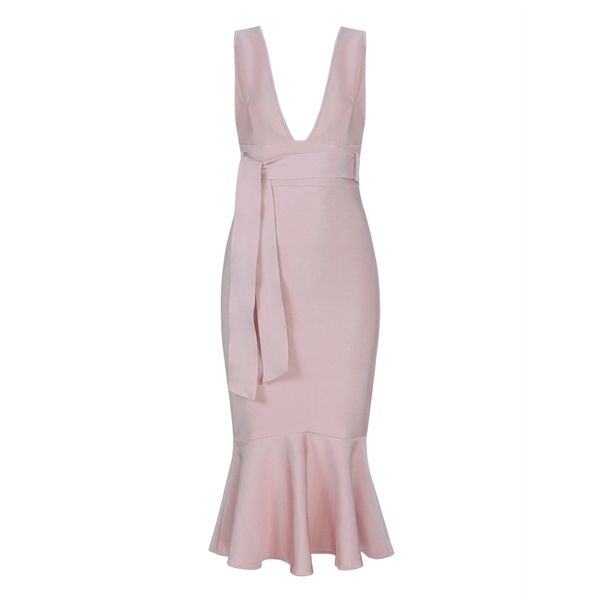 

arrival elegant bandage dress women party club celebrity bodycon summer autumn ladies clothing sleeveless dresses 210515, Black;gray
