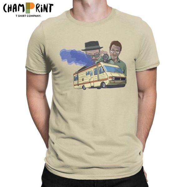 

men's t-shirts vintage breaking bad walter white for men crew neck cotton t shirt short sleeve tee plus size clothes, White;black