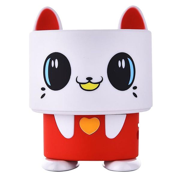 

portable speakers cute pet bluetooth speaker tws pairing function fuwa cartoon