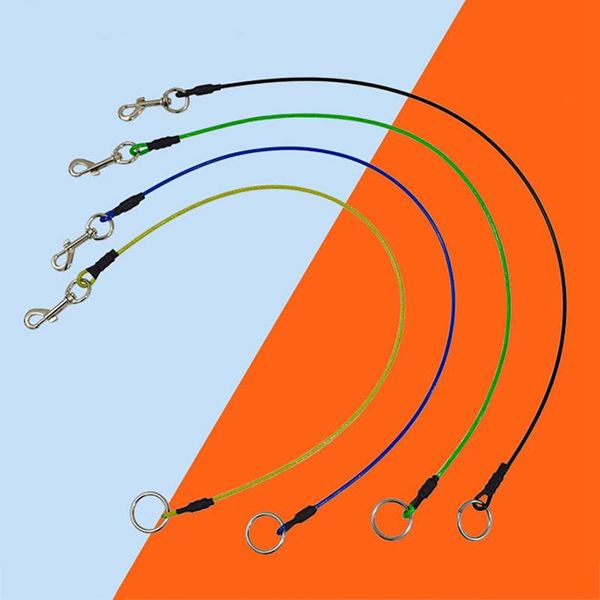 

dog collars & leashes 2021 year pet wrapped steel wire leash, matched suction cup to use, fixing dogs for grooming, blowing hair, color rand