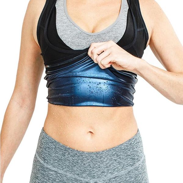 

women's shapers women sauna shaper vest sweet sweat shaping corset flat belly tummy control sports effect slimming workout zipper shirt, Black;white