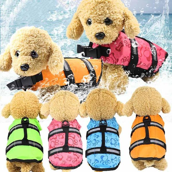 

dog apparel aapet 1pc pet puppy swimming life jacket float aid vest rescue safety buoyancy for dogs