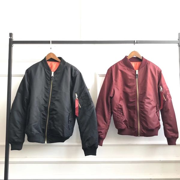 

i feel like pablo ma1 bomber jacket coat women hiphop oversized kanye west winter paul padded jackets coats men, Black;brown