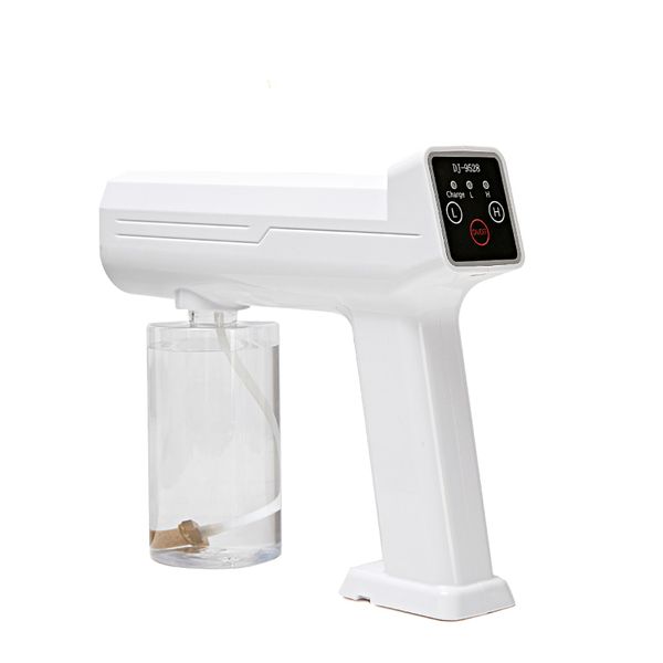 

disinfectant sprayer wireless household nano blue light steam spray handheld disinfection sprayer gun usb charging touch screen