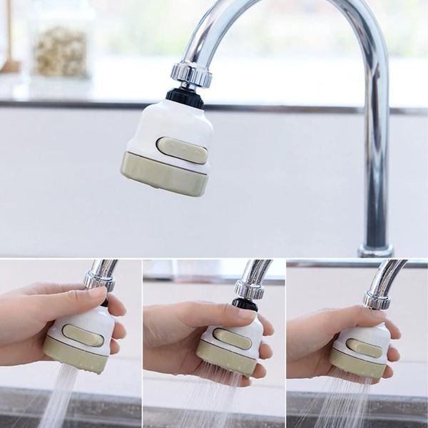 

other faucets, showers & accs 360 swivel faucet aerator for kitchen accessory water tap nozzle sink mixer bubbler sprayer 3 modes adjustable
