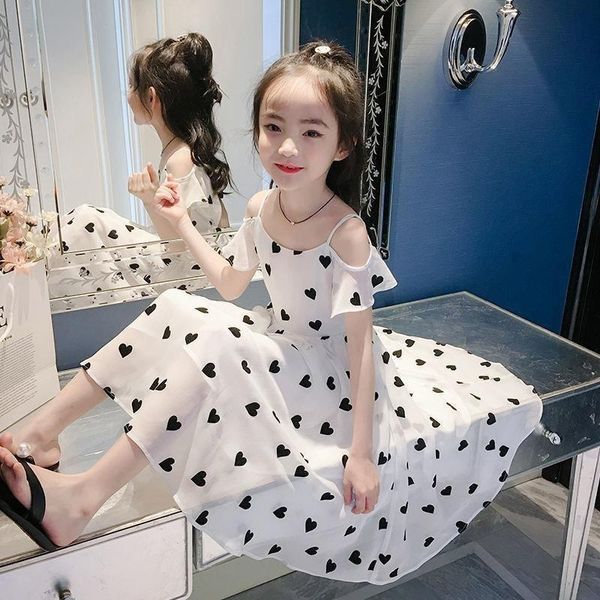 

summer girls dress 12 children's clothing 11 girl's clothes 9 student fashion dresses 8 chiffon 7 kids 6 years old, Red;yellow