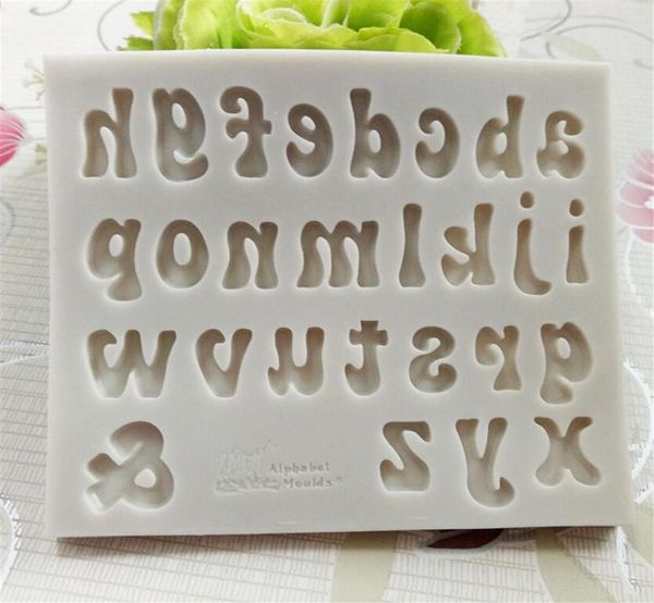 2021 neue Esszimmer Schokolade Formen Buchstaben Zahlen Silikon 3D Fondant Form Kuchen Dekorieren Werkzeuge DIY Küche Backformen Sicherheit Formen