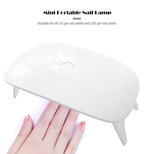 

nail dryers mini usb cable dryer portable led uv gel varnish curing drying 6w home lamp for salon use