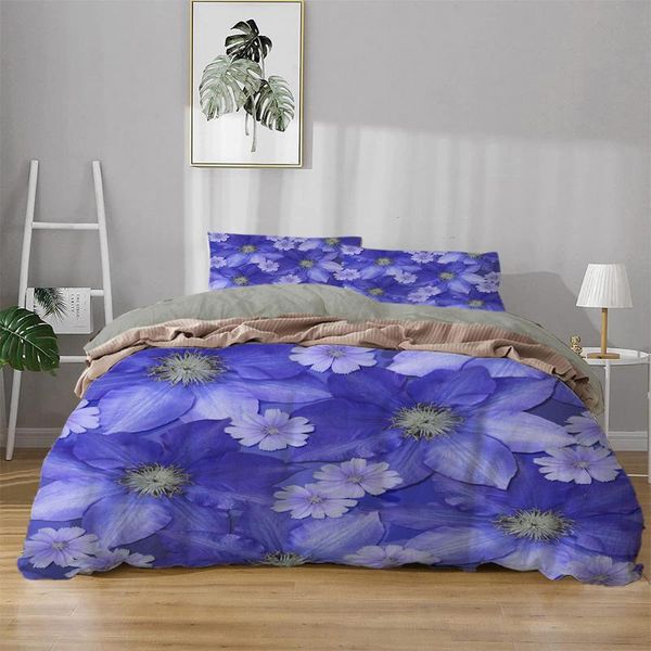 

bedding sets oil painting 3d reactive printed duvet cover pillowcase flowers set home textiles teens 90 single quilt