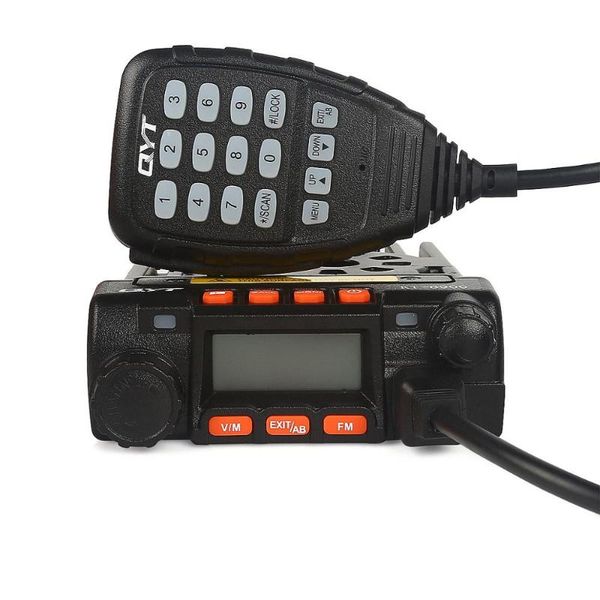 

walkie talkie baofeng kt8900 mobile radio dual band transceiver 25w transmit power u/v mini car amateur ham & orginal microphone