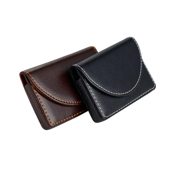 

card holders business holder men and women fashion case exhibition gift bag coin purse, Brown;gray