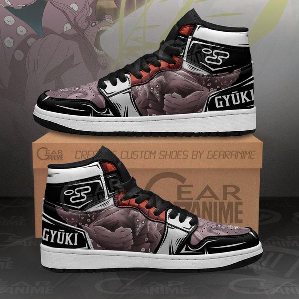

gyuki tailed beast sneakers custom anime shoes