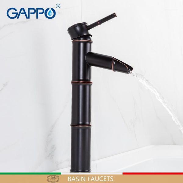 

bathroom sink faucets gappo basin faucet mixer deck mounted waterfall bath tap1