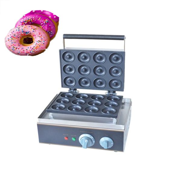 Controle de temperatura precisa de aço inoxidável engrossado 110V / 220V Máquina de waffle / máquina de cookie / fritadeira de donut / donut machine