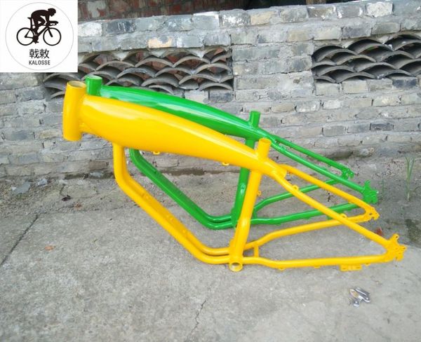 

bike frames kalosse diy colors electric snow bicycle frame 190mm rear width 120mm bb size 26*4.8 tires fat