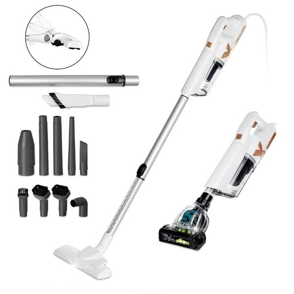 

vacuum cleaners 14000pa 100-240v 700w handheld cleaner corded stick household with hepa filter for home hard floor car pet