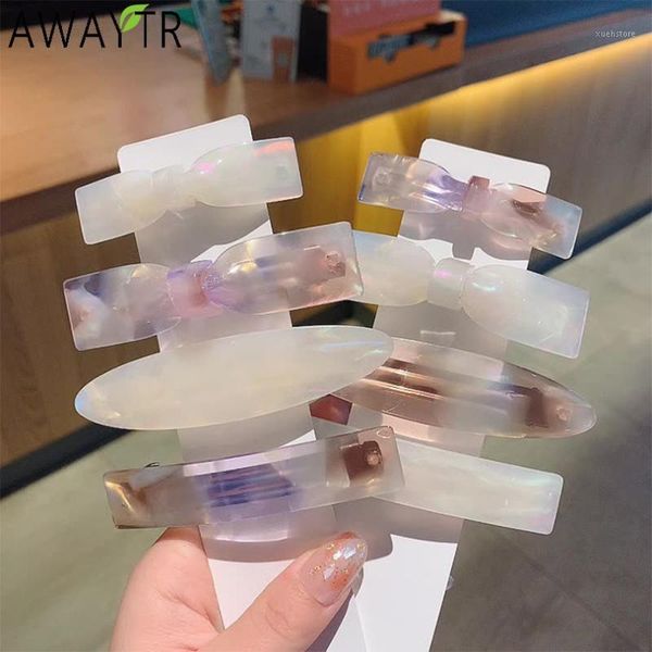 

korean fashion hairpins women barrettes acrylic girls elegant hair clips accessories hairclip hairgrip headdress hairband1