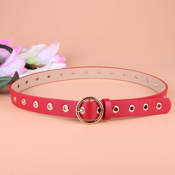 

HU3 eyeless without eyelet women's belts personalized pu women's personalized eyeless pu wombelt without eyelet, Black;brown