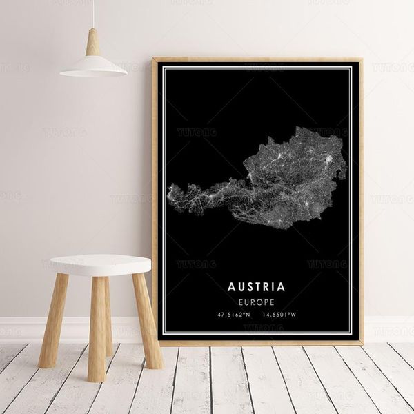 

paintings modern black and white canvas painting austria posters prints wall art picture for living room home decor stjk21