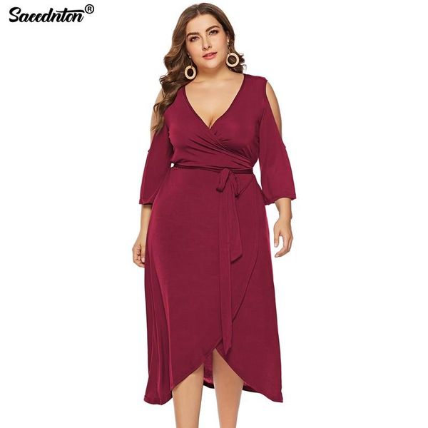 

summer women's fashion solid color off shoulder dresses vestidos casual plus size deep v-neck collar bodycon beach, Black;gray