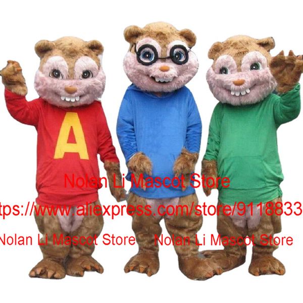 

mascot doll costumeselling eva material helmet chipmunk mascot costume squirrel cartoon suit role playing birthday party gift by1, Red;yellow
