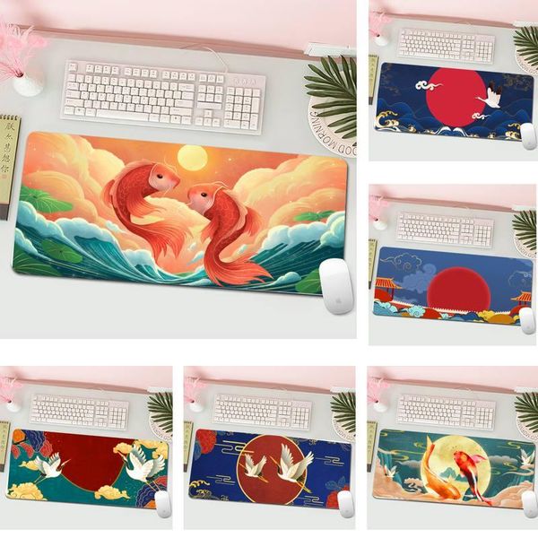 

mouse pads & wrist rests chinese style art unique deskpad game mousepad l large gamer keyboard pc desk mat computer tablet gaming