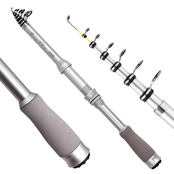 

1.3m--2.4m mini carbon rock fishing rod metal wheel base hard tones sea boat rods