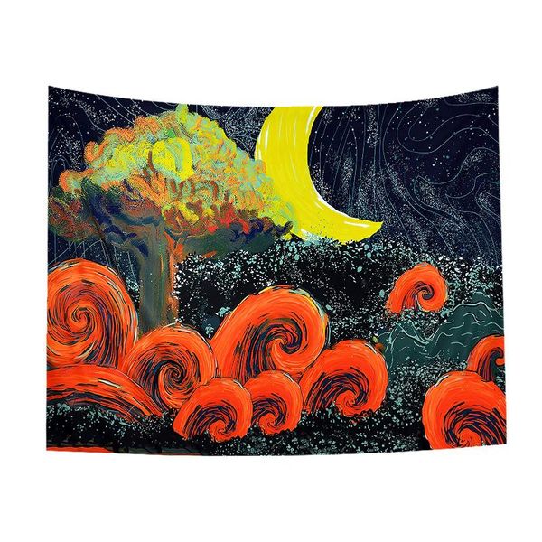 

tapestries landscape living room home decor tablecloth beach mat for bedroom backdrop curtain indoor wall tapestry office forest tree