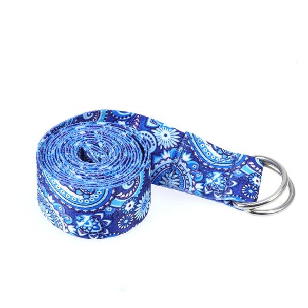 

yoga stretch belt multi functional fitness resistance band portable strap blue enchantress bands