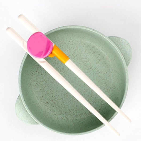 

chopsticks 1pair cute for kids cartoon learning chop sticks reusable training children tableware kitchen accessories