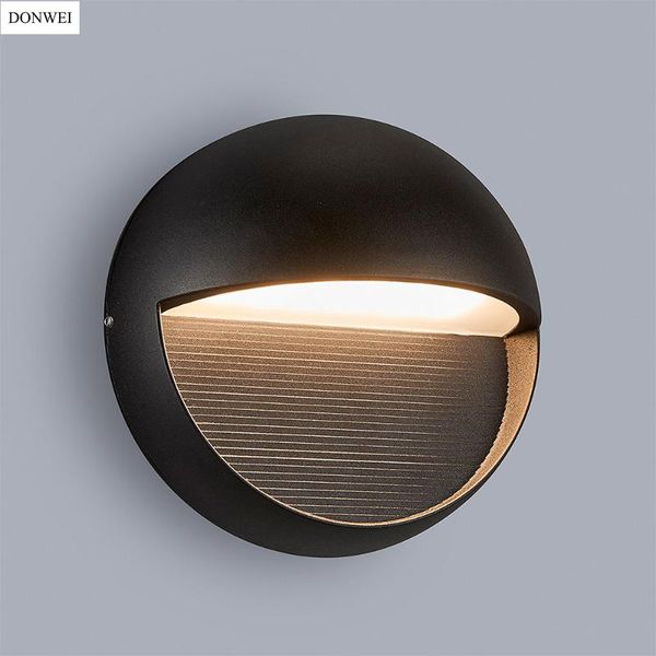 

outdoor wall lamps donwei 10w 10 led porch light decoration ip65 waterproof aluminum lamp for corridor courtyard balcony fence