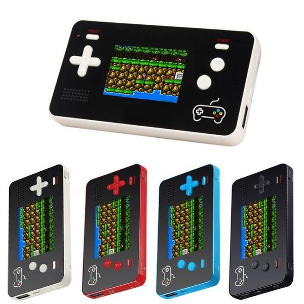 

portable game players 2.4 inch handheld player built-in 188 classic fc 8bit games powerbank