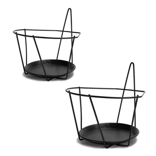 

other garden supplies iron art hanging basket flower pot holder balcony railing potted plant rack planter stand for patio decoration