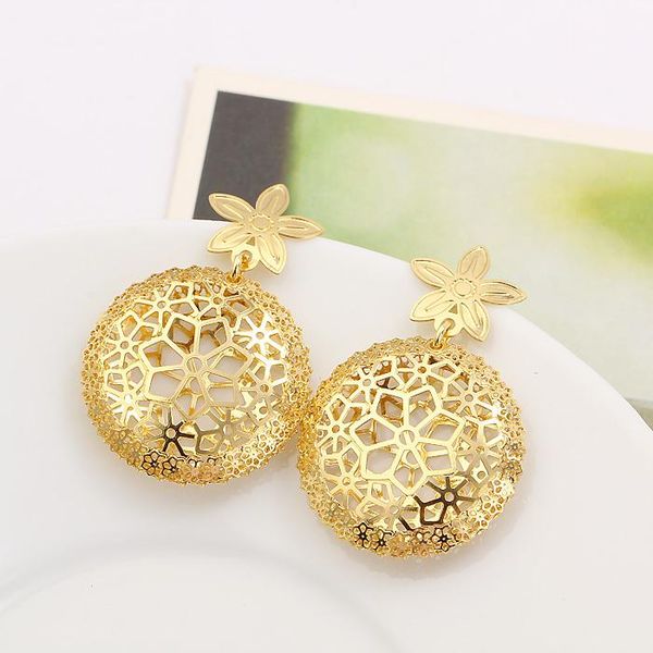 

earrings & necklace mxgxfam 14 k light gold color pendant and earring set women hollow out design for christmas gift, Silver