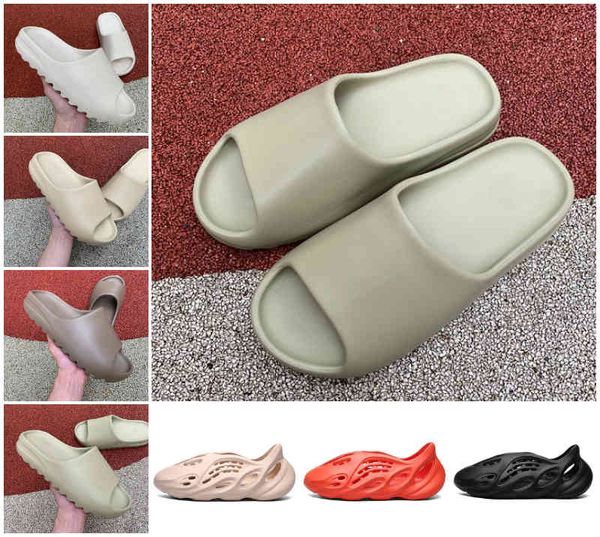 

foam runner summer desert sand plat-forme fashion shoes sandals triple black bone white green platform sandal resin dark blue brown men ysj