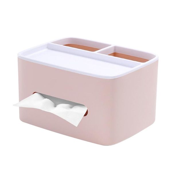 

tissue boxes & napkins remote control holder deskstorage box space saving bathroom multifunctional bedroom for cosmetic with lid univers