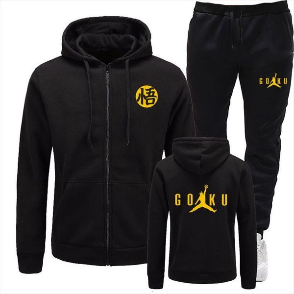 

hoodies sets pant 2 men tracksuits piece hooded autumn winter casual brand hoody tracksui, Gray
