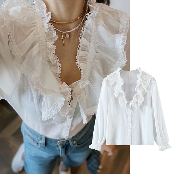 

legging female fashion cuts neck bowknot shirts lantern chiffon shirt loose, Black