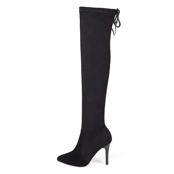 

boots chinese brand women's shoes, fashion with warm lace up, delivery, Black