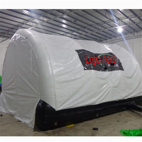 Tende personalizzate Posto auto coperto portatile tenda per auto gonfiabile garage casa 6x4x3 m cabina di verniciatura per sala riparazioni funzionante