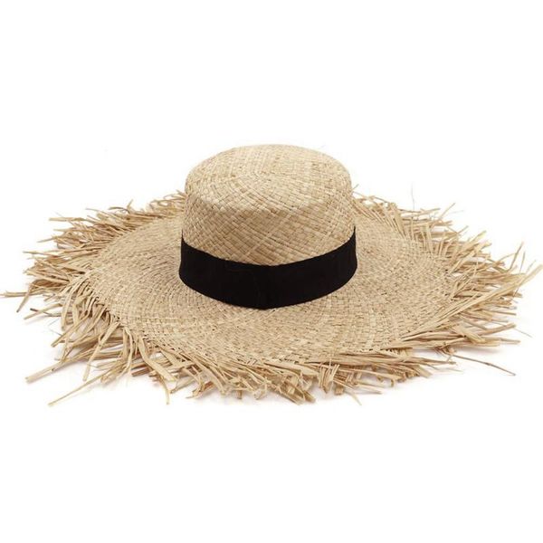 

women roll up straw hat adjustable beach sun for camping travel vacation fishing sunscreen uv protection outdoor hats, Black;white