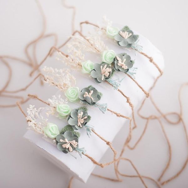 

hair accessories baby girl headband bowknot hairband kids toddler born flower pography props, Slivery;white