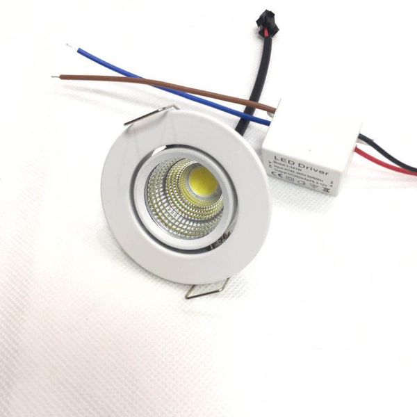 

white black frame 4pcs/lot led mini cabinet spotlight 3w diameter 52mm 230v recessed ceiling no flicker spot lights for home light